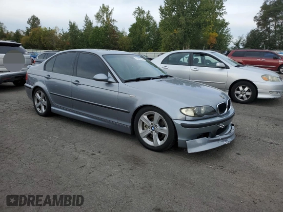 2005 BMW 3 Series 330xi with VIN WBAEW53455PN37488, listed as a Copart auction lot 75438234 with 198,217 mi miles and Salvage Title. Bid and sale history available at DreamBid. Image 4.