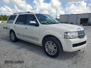 2007 Lincoln Navigator with VIN 5LMFU27567LJ12959, listed as a Copart auction lot 61891815 with 217,307 mi miles and Salvage title. Bid and sale history available at DreamBid. Image 4.