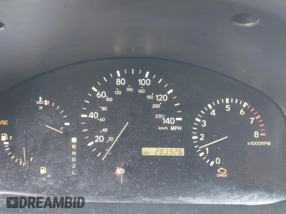 2002 Lexus RX 300 with VIN JTJHF10U320286954, listed as a IAAI auction lot 42097056 with 283,926 mi miles. Bid and sale history available at carsss.com. Image 7.