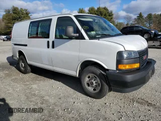 2022 GMC Savana z VIN 1GTZ7GF71N1139801, wystawiony jako Copart lot #87537345 z przebiegiem 66 731 mil mil oraz Szkoda całkowita • Salvage title. Historia ofert i sprzedaży dostępna na DreamBid. Obrazek 4.
