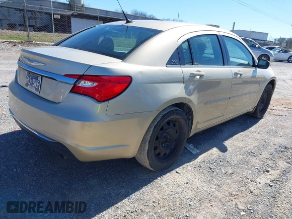2011 Chrysler 200 LX with VIN 1C3BC4FB1BN515681, listed as a IAAI auction lot 41648396 with 132,109 mi miles. Bid and sale history available at carsss.com. Image 4.