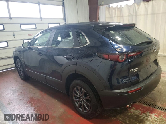 2024 Mazda CX-30 S with VIN 3MVDMBAM1RM694015, listed as a Copart auction lot 46675695 with 4,909 mi miles and Salvage Title. Bid and sale history available at DreamBid. Image 2.