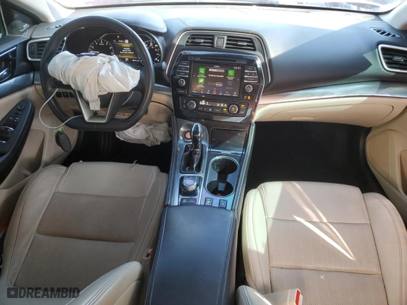 2020 Nissan Maxima SL with VIN 1N4AA6DV8LC361169, listed as a Copart auction lot 48755855 with 43,456 mi miles and Salvage Title. Bid and sale history available at carsss.com. Image 8.