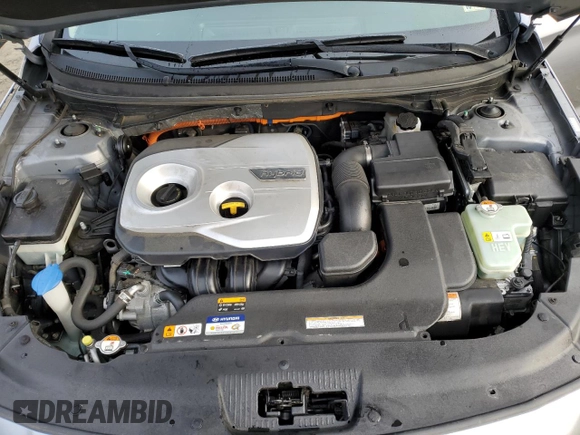 2016 Hyundai Sonata Hybrid SE with VIN KMHE24L10GA026027, listed as a Copart auction lot 36544383 with 97,939 mi miles. Bid and sale history available at carsss.com. Image 12.