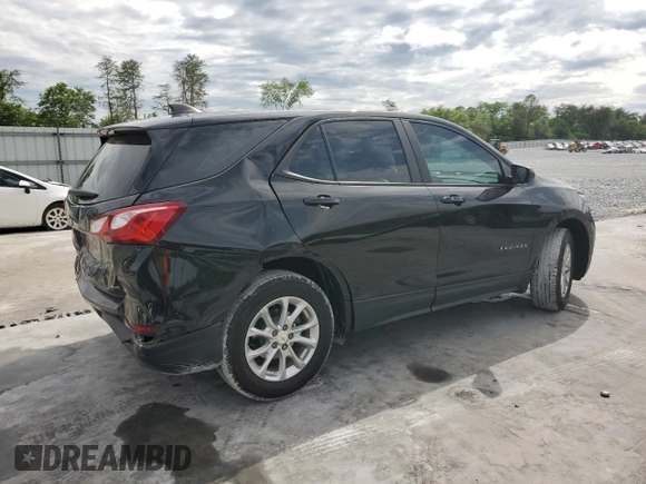 2021 Chevrolet Equinox LS with VIN 2GNAX5EV8M6120649, listed as a Copart auction lot 54083015 with 81,483 mi miles and Salvage title. Bid and sale history available at DreamBid. Image 3.