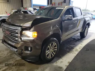 2016 GMC Canyon 2WD SLT z VIN 1GTG5DE39G1150851, wystawiony jako Copart lot #56576285 z przebiegiem 111 219 mil mil oraz Szkoda całkowita • Salvage title. Historia ofert i sprzedaży dostępna na DreamBid. Obrazek 1.
