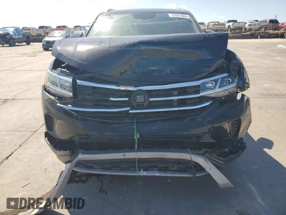 2023 Volkswagen Atlas SE with VIN 1V2JE2CA6PC204816, listed as a Copart auction lot 72651884 with 61,197 mi miles and Salvage title. Bid and sale history available at DreamBid. Image 5.