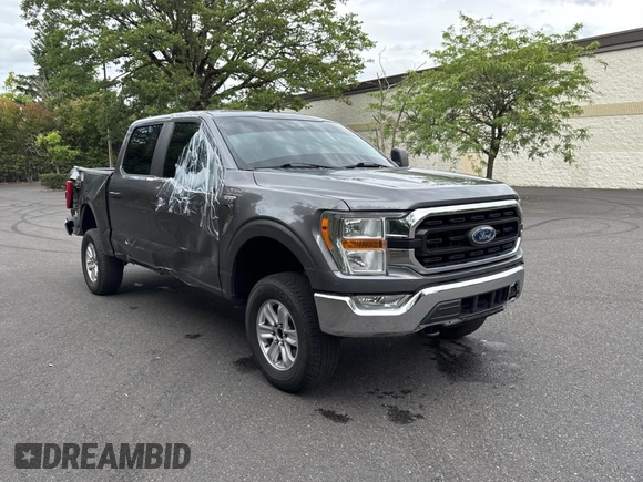 2021 Ford F-150 XL with VIN 1FTFW1E86MKD57397, listed as a Copart auction lot 62959355 with 59,227 mi miles and Salvage title. Bid and sale history available at DreamBid. Image 1.