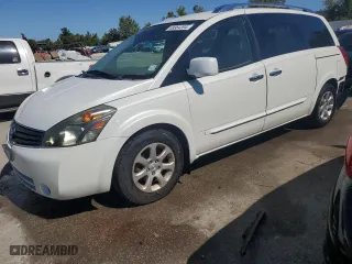 2008 Nissan Quest with VIN 5N1BV28U08N106844, listed as a Copart auction lot 69964394 with 158,306 mi miles and Salvage Title. Bid and sale history available at carsss.com. Image 1.
