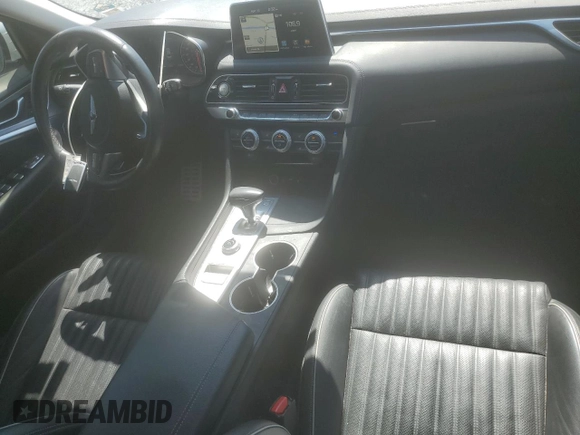 2019 Genesis G70 Advanced with VIN KMTG74LEXKU016731, listed as a Copart auction lot 52879505 with 122,465 mi miles and Salvage title. Bid and sale history available at DreamBid. Image 8.