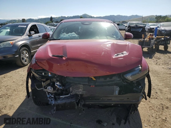 2024 Dodge Hornet R/T with VIN ZACPDFCW6R3A19821, listed as a Copart auction lot 53829735 with 8,471 mi miles and Salvage title. Bid and sale history available at DreamBid. Image 5.