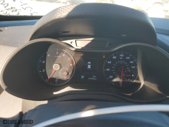 2016 Hyundai Veloster Turbo with VIN KMHTC6AE5GU266050, listed as a Copart auction lot 46904105 with 51,034 mi miles and Salvage Title. Bid and sale history available at carsss.com. Image 9.