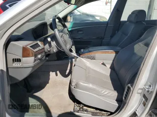 2005 BMW 7 Series 745Li with VIN WBAGN63535DS58696, listed as a Copart auction lot 57582104 with Not Provided miles and Clean Title. Bid and sale history available at DreamBid. Image 7.