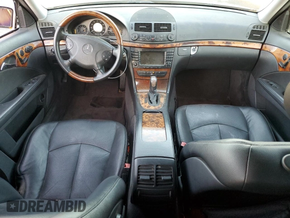 2005 Mercedes-Benz E-Class 3.2L with VIN WDBUF65J95A712625, listed as a Copart auction lot 82050834 with 327,844 mi miles and Salvage Title. Bid and sale history available at carsss.com. Image 8.