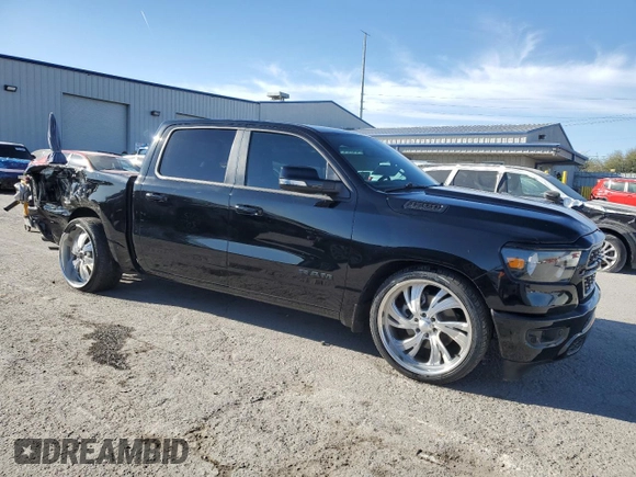 2022 Ram 1500 Lone Star with VIN 1C6RREFT2NN372484, listed as a Copart auction lot 83815724 with 32,908 mi miles and Salvage title. Bid and sale history available at DreamBid. Image 4.