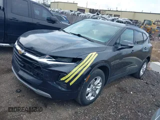 2022 Chevrolet Blazer LT with VIN 3GNKBCR42NS124773, listed as a IAAI auction lot 41973573 with 35,883 mi miles and . Bid and sale history available at DreamBid. Image 17.
