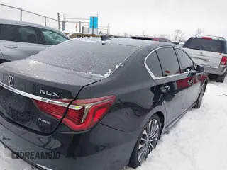 2018 Acura RLX w/Technology Pkg with VIN JH4KC1F53JC001103, listed as a IAAI auction lot 41285641 with 163,850 mi miles. Bid and sale history available at carsss.com. Image 4.