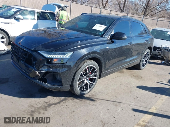 2019 Audi Q8 Prestige with VIN WA1FVAF1XKD031795, listed as a IAAI auction lot 41516515 with 54,407 mi miles and . Bid and sale history available at DreamBid. Image 18.