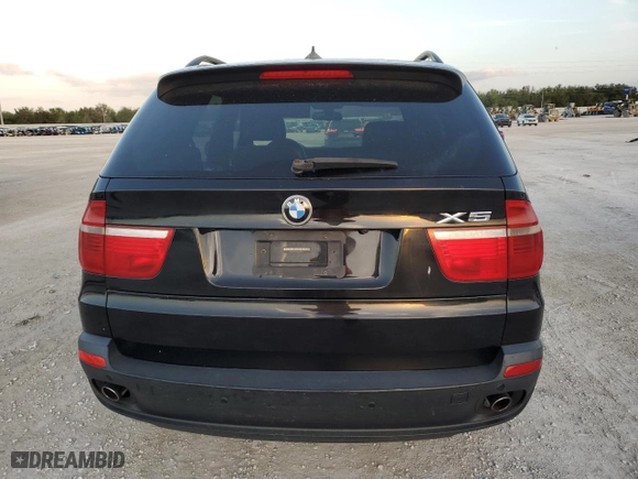 2009 BMW X5 30i with VIN 5UXFE43599L263768, listed as a Copart auction lot 46597855 with NaN miles and Non Repairable. Bid and sale history available at carsss.com. Image 6.
