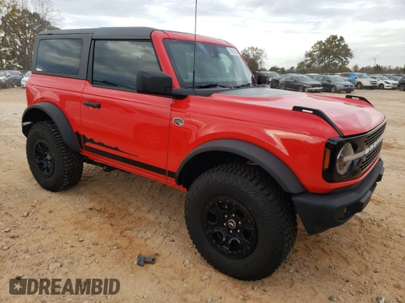 2022 Ford Bronco with VIN 1FMDE5CP5NLB43701, listed as a Copart auction lot 79162184 with 2,253 mi miles and Salvage title. Bid and sale history available at DreamBid. Image 4.