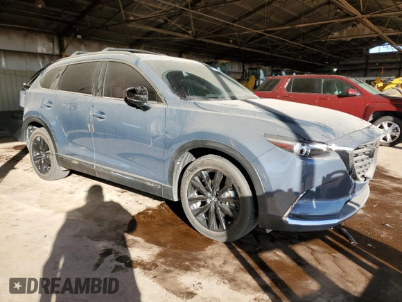 2022 Mazda CX-9 Grand Touring with VIN JM3TCBDYXN0612186, listed as a Copart auction lot 44343425 with 39,079 mi miles and Salvage Title. Bid and sale history available at carsss.com. Image 4.