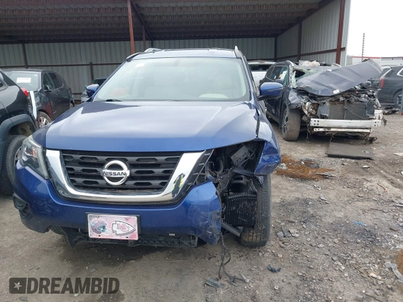 2017 Nissan Pathfinder S with VIN 5N1DR2MN2HC601120, listed as a IAAI auction lot 41916133 with 99,995 mi miles and . Bid and sale history available at DreamBid. Image 13.