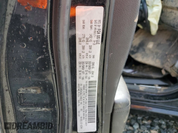 2020 Dodge Durango GT Plus with VIN 1C4RDHDG6LC145919, listed as a Copart auction lot 51269304 with Not provided miles and Non repairable. Bid and sale history available at DreamBid. Image 12.