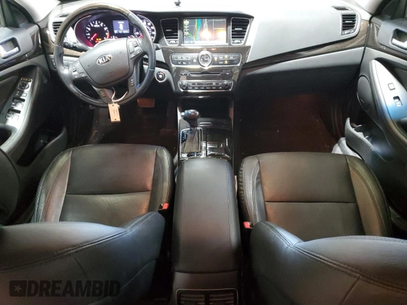 2015 Kia Cadenza Premium with VIN KNALN4D78F5197330, listed as a Copart auction lot 65936324 with 62,236 mi miles and Salvage Title. Bid and sale history available at carsss.com. Image 8.