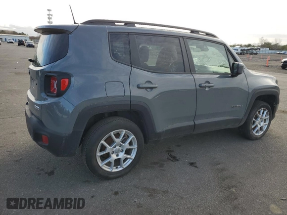 2021 Jeep Renegade Latitude with VIN ZACNJDBB6MPM76100, listed as a Copart auction lot 80125404 with 19,264 mi miles and Salvage title. Bid and sale history available at DreamBid. Image 3.