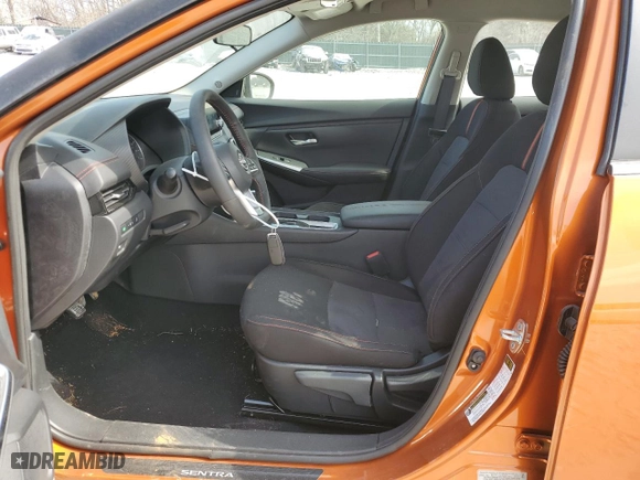 2025 Nissan Sentra SR with VIN 3N1AB8DV4SY248461, listed as a Copart auction lot 47470855 with 1,885 mi miles and Salvage Title. Bid and sale history available at carsss.com. Image 7.