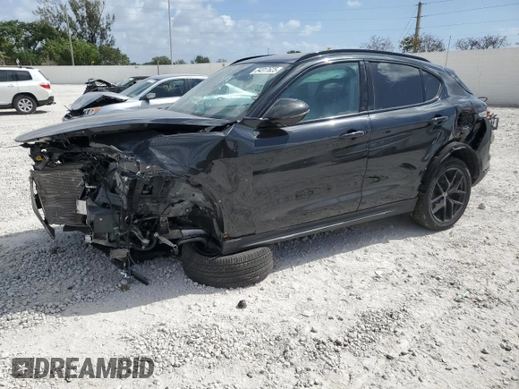 2019 Alfa Romeo Stelvio z VIN ZASPAKAN8K7C49262, wystawiony jako Copart lot #54317625 z przebiegiem Nie podano mil oraz Nie do naprawy • Non repairable. Historia ofert i sprzedaży dostępna na DreamBid. Obrazek 1.