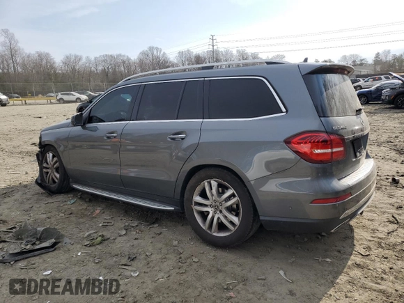 2018 Mercedes-Benz GLS 450 with VIN 4JGDF6EE4JB082713, listed as a Copart auction lot 44273534 with 61,301 mi miles and . Bid and sale history available at DreamBid. Image 2.