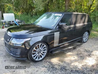 2018 Land Rover Range Rover z VIN SALGV5RE6JA383166, wystawiony jako Copart lot #66458145 z przebiegiem 92 034 mil mil oraz Czysty tytuł • Clean title. Historia ofert i sprzedaży dostępna na DreamBid. Obrazek 1.