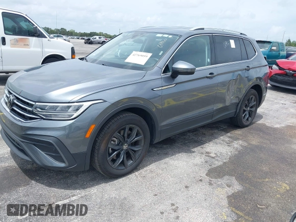 2024 Volkswagen Tiguan SE z VIN 3VV3B7AX9RM196186, wystawiony jako IAAI lot #42769059 z przebiegiem 16 258 mil mil oraz . Historia ofert i sprzedaży dostępna na DreamBid. Obrazek 2.