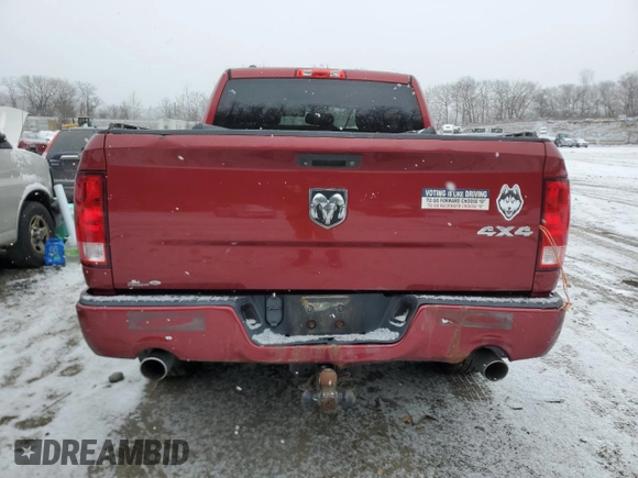 2013 Ram 1500 ST with VIN 1C6RR7KTXDS542852, listed as a Copart auction lot 41413605 with 90,398 mi miles and Salvage title. Bid and sale history available at DreamBid. Image 6.