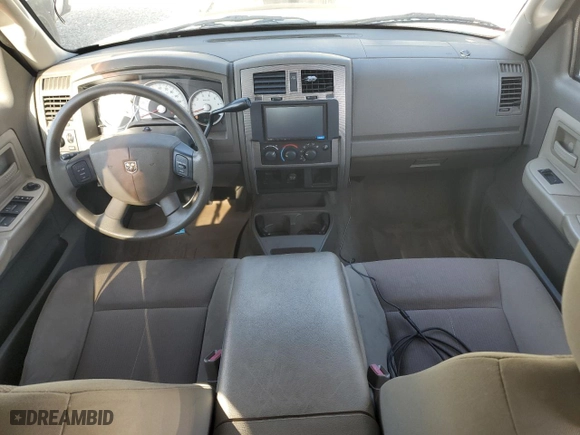 2006 Dodge Dakota SLT with VIN 1D7HE48K96S528687, listed as a Copart auction lot 45190215 with 121,153 mi miles and Salvage Title. Bid and sale history available at carsss.com. Image 8.