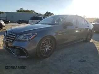 2020 Mercedes-Benz S 63 AMG with VIN WDDUG8JB2LA516912, listed as a Copart auction lot 74954834 with Not Provided miles and Salvage Title. Bid and sale history available at DreamBid. Image 1.