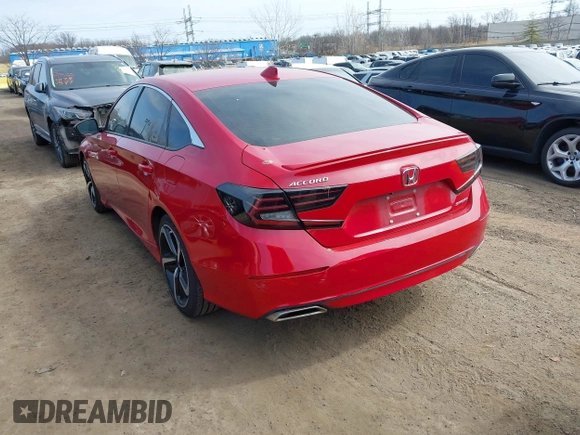 2018 Honda Accord Sedan Sport 1.5T with VIN 1HGCV1F32JA182674, listed as a IAAI auction lot 41788258 with 71,702 mi miles. Bid and sale history available at carsss.com. Image 3.