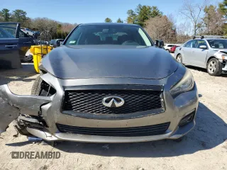 2014 Infiniti Q50 Sport with VIN JN1BV7AR3EM693035, listed as a Copart auction lot 52572715 with 142,361 mi miles and Clean Title. Bid and sale history available at DreamBid. Image 5.