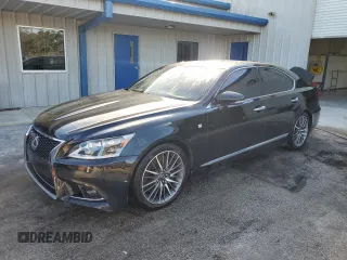 2015 Lexus LS with VIN JTHBL5EF9F5134834, listed as a Copart auction lot 42500465 with 141,274 mi miles and Salvage Title. Bid and sale history available at carsss.com. Image 1.