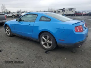 2010 Ford Mustang GT with VIN 1ZVBP8CH8A5173058, listed as a Copart auction lot 44404445 with 75,957 mi miles and Salvage Title. Bid and sale history available at carsss.com. Image 2.
