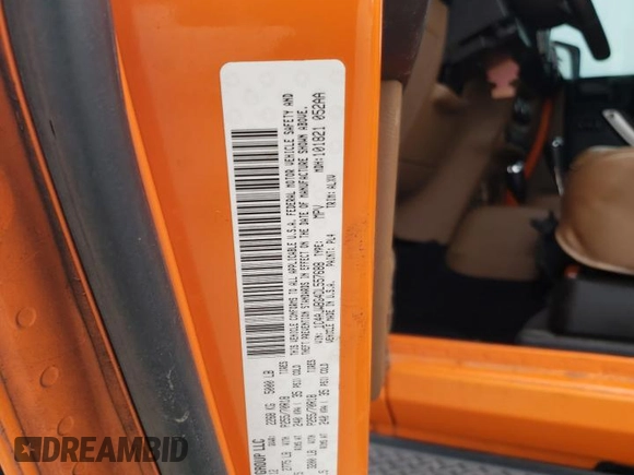 2013 Jeep Wrangler Sahara с VIN 1C4AJWBG4DL557688, выставлен на аукционе Copart как лот 57789095 с пробегом 104 461 миль миль и Списание • Salvage title. История ставок и продаж доступна на DreamBid. Изображение 12.