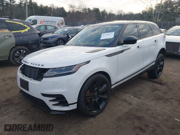 2021 Land Rover Range Rover Velar with VIN SALYT2EX5MA321200, listed as a IAAI auction lot 41760277 with 46,599 mi miles and . Bid and sale history available at DreamBid. Image 19.