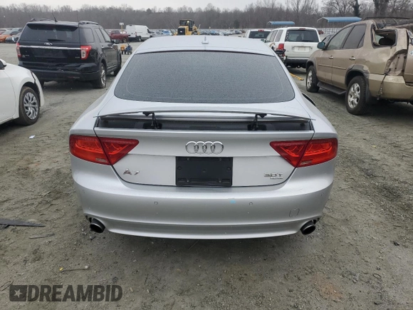 2013 Audi A7 Premium Plus with VIN WAUYGAFC1DN079559, listed as a Copart auction lot 46004095 with 135,165 mi miles and Salvage title. Bid and sale history available at DreamBid. Image 6.