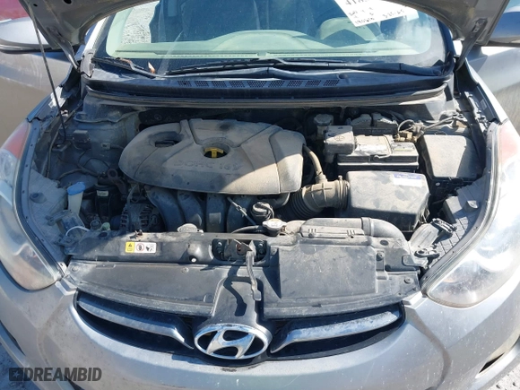 2012 Hyundai Elantra GLS with VIN KMHDH4AE3CU255391, listed as a IAAI auction lot 41833631 with 190,610 mi miles. Bid and sale history available at carsss.com. Image 10.
