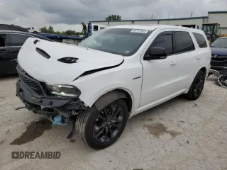 2021 Dodge Durango R/T with VIN 1C4SDJCT9MC762787, listed as a Copart auction lot 60757995 with 41,533 mi miles and Salvage title. Bid and sale history available at DreamBid. Image 1.