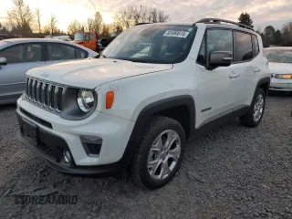 2020 Jeep Renegade Limited with VIN ZACNJBD12LPL45544, listed as a Copart auction lot 83490614 with 16,858 mi miles and Salvage title. Bid and sale history available at DreamBid. Image 1.