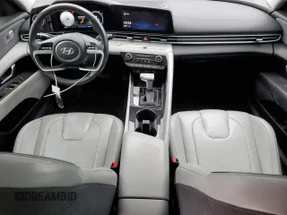 2021 Hyundai Elantra Limited with VIN 5NPLP4AG1MH029012, listed as a Copart auction lot 47179685 with 57,045 mi miles and Salvage Title. Bid and sale history available at DreamBid. Image 8.