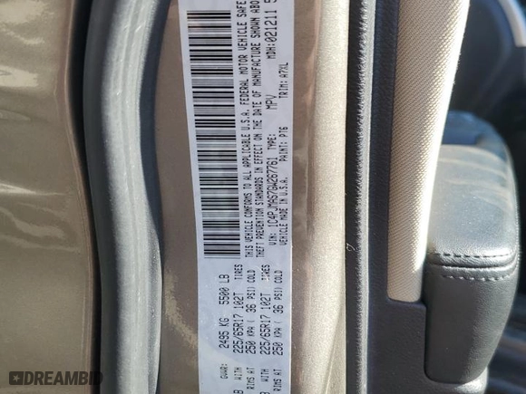2016 Jeep Cherokee Sport with VIN 1C4PJMAS7GW267761, listed as a Copart auction lot 47536505 with 66,867 mi miles and Salvage Title. Bid and sale history available at carsss.com. Image 15.