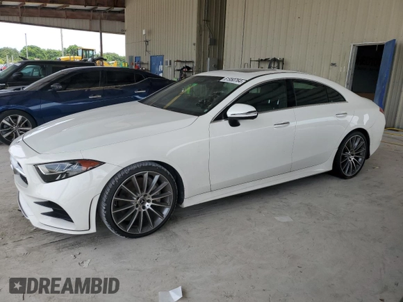 2020 Mercedes-Benz CLS with VIN WDD2J5JB9LA050614, listed as a Copart auction lot 61950764 with 52,284 mi miles and Salvage Title. Bid and sale history available at carsss.com. Image 1.
